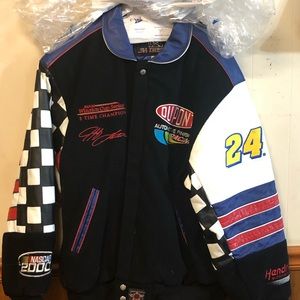 Jeff Gordon NASCAR Leather/Wool Jacket